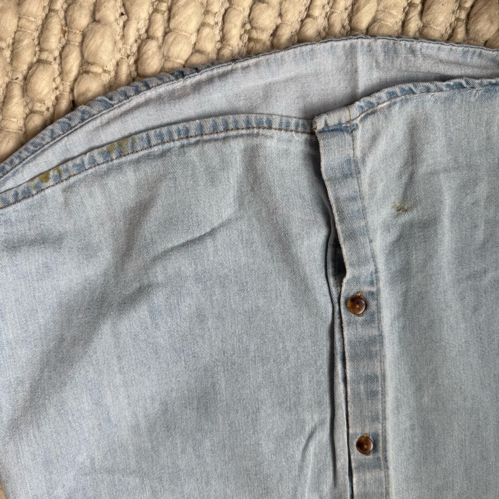 Vintage Manager denim shirt w/Embroidery - Picture 8 of 10